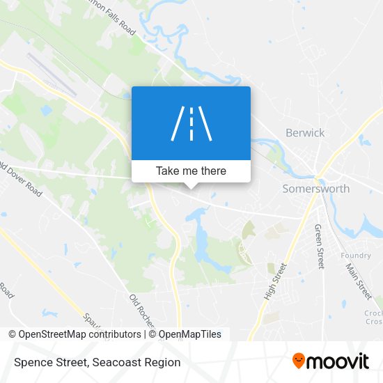 Spence Street map