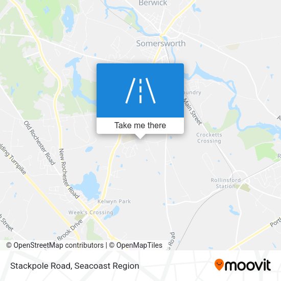 Stackpole Road map