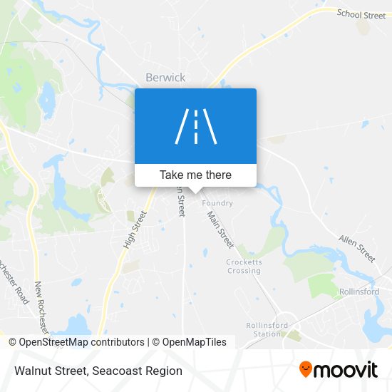Mapa de Walnut Street