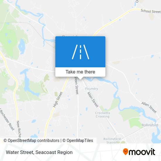 Water Street map