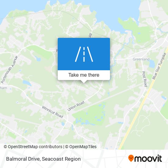 Balmoral Drive map
