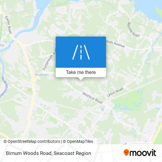 Birnum Woods Road map