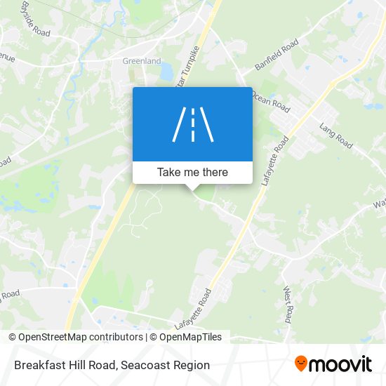 Mapa de Breakfast Hill Road