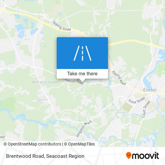 Brentwood Road map
