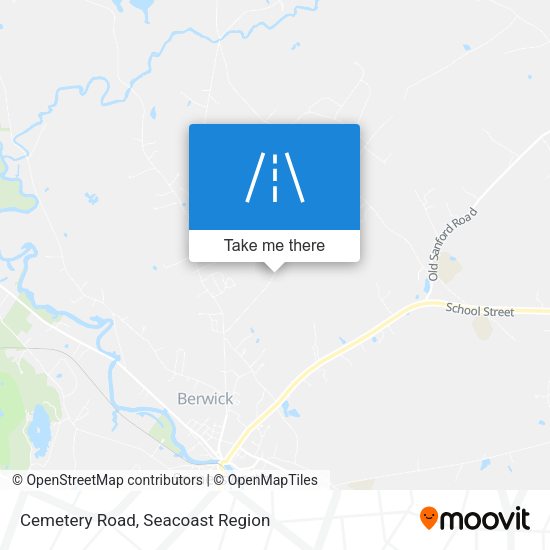 Mapa de Cemetery Road