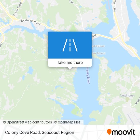 Colony Cove Road map