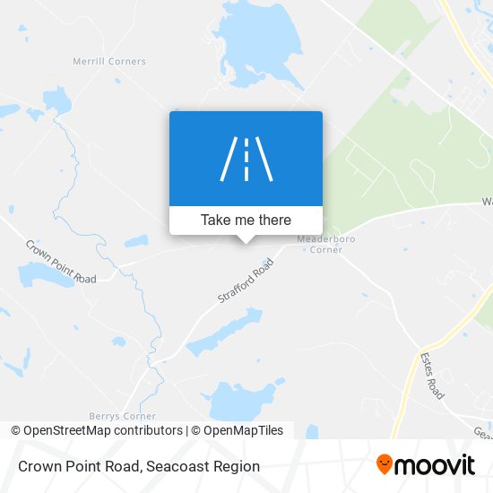 Mapa de Crown Point Road