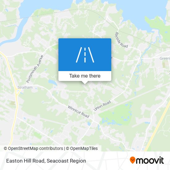 Easton Hill Road map