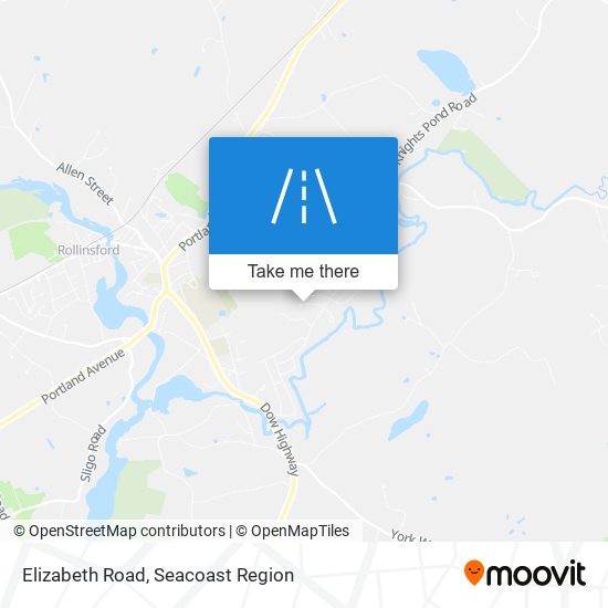 Elizabeth Road map