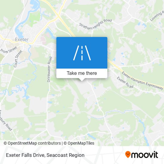 Exeter Falls Drive map