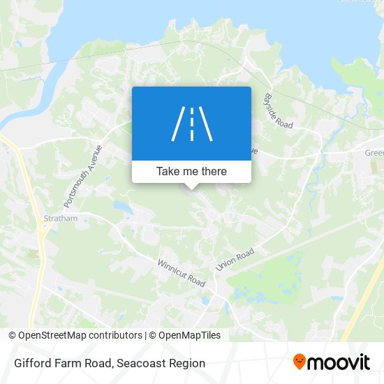 Gifford Farm Road map