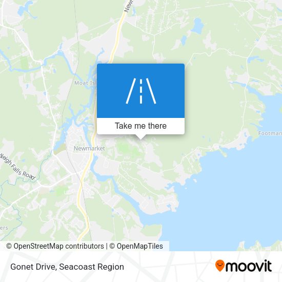Gonet Drive map