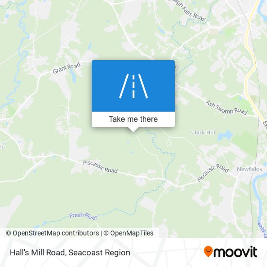 Mapa de Hall's Mill Road