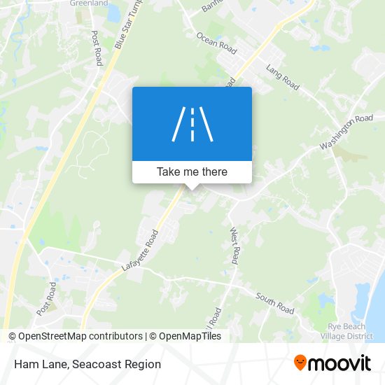 Mapa de Ham Lane