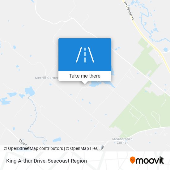 King Arthur Drive map