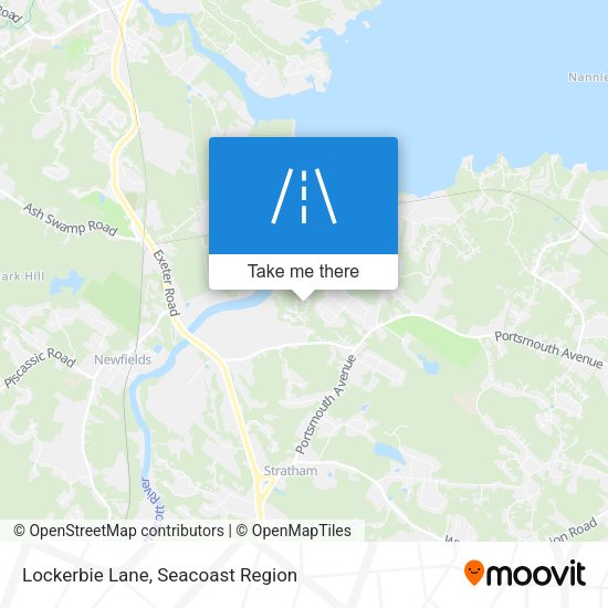 Lockerbie Lane map