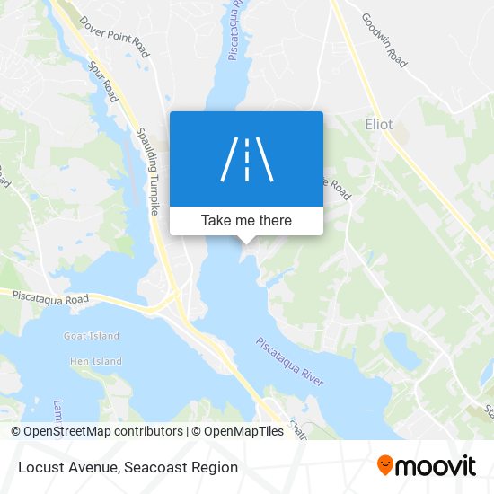 Locust Avenue map