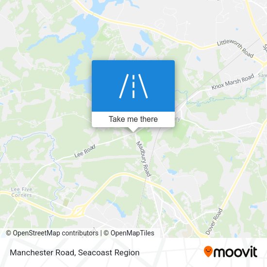 Manchester Road map