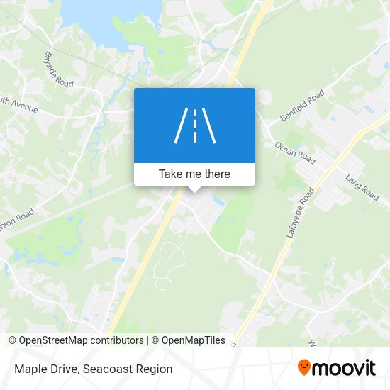 Maple Drive map