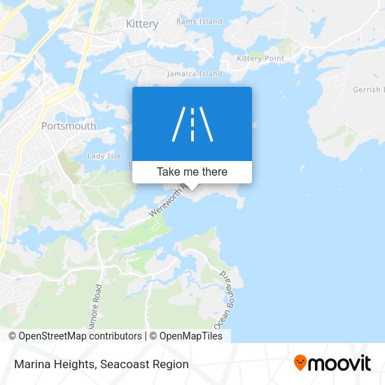 Marina Heights map