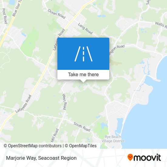 Marjorie Way map