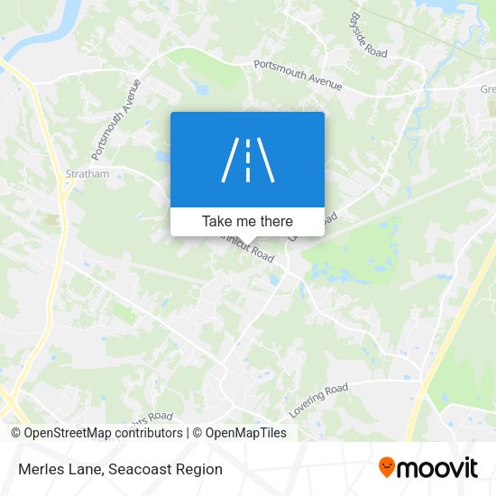 Merles Lane map