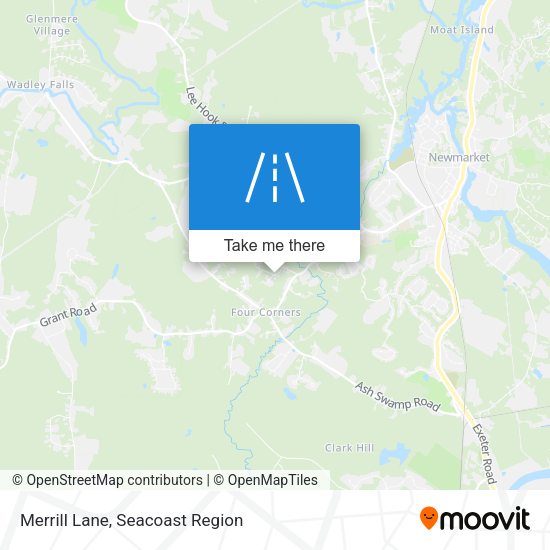 Merrill Lane map