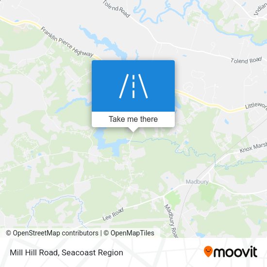 Mill Hill Road map
