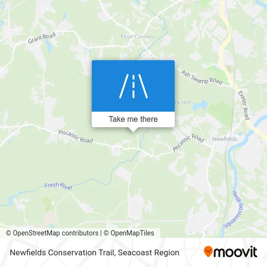 Newfields Conservation Trail map