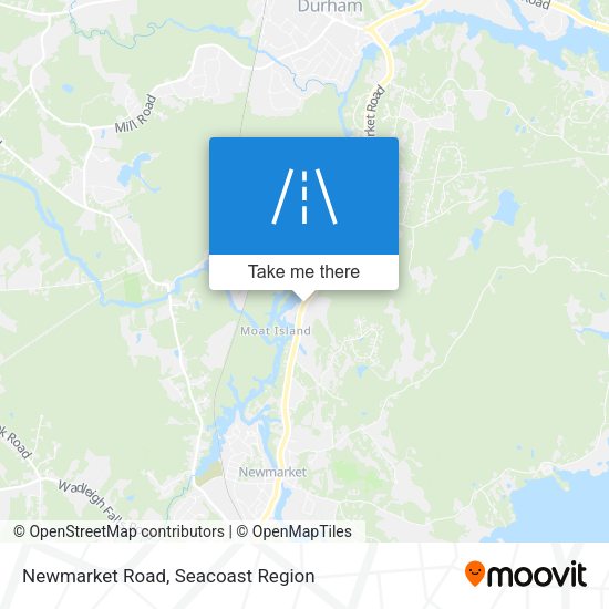 Newmarket Road map