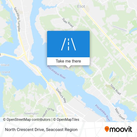 Mapa de North Crescent Drive