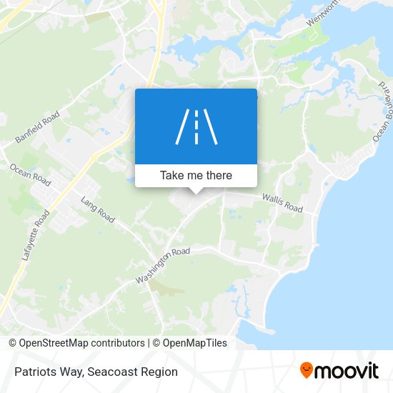 Patriots Way map