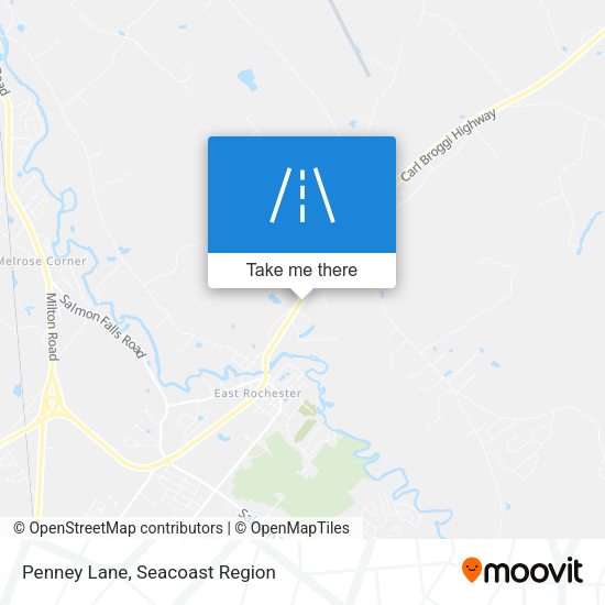 Penney Lane map