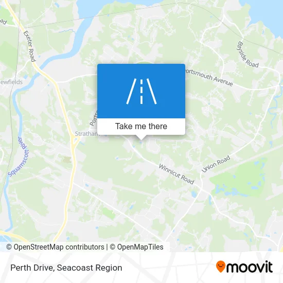 Perth Drive map