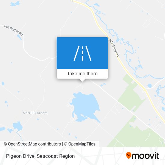 Pigeon Drive map