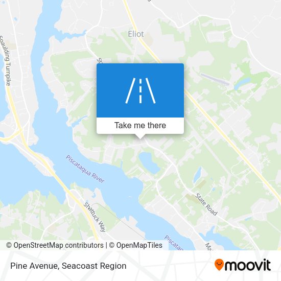 Pine Avenue map