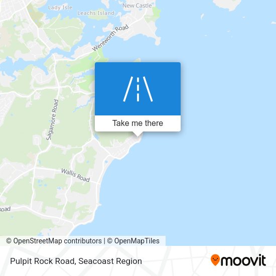 Pulpit Rock Road map