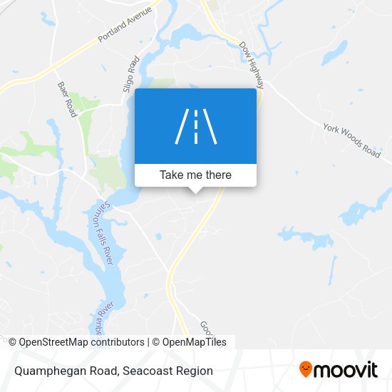 Quamphegan Road map