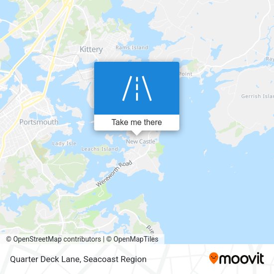 Mapa de Quarter Deck Lane