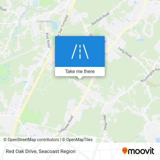 Red Oak Drive map