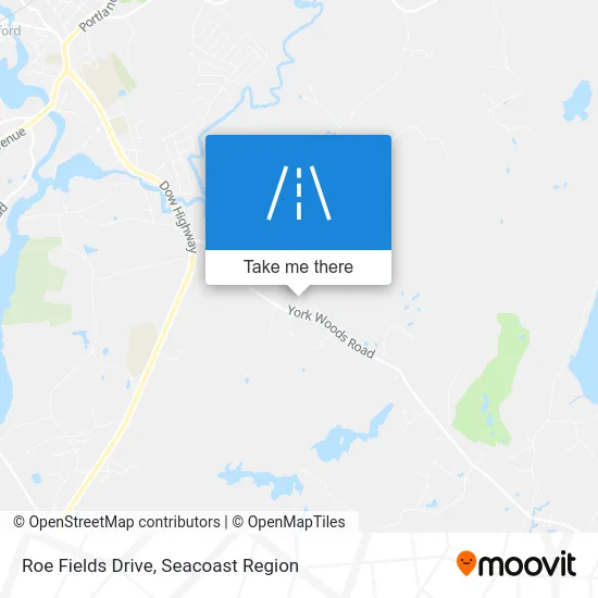 Roe Fields Drive map