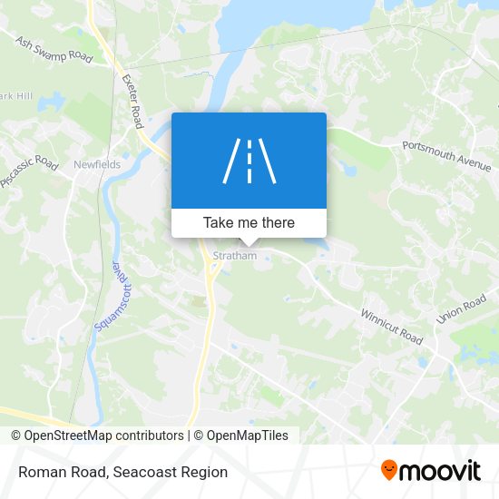 Roman Road map