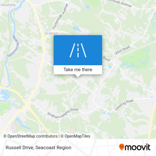 Russell Drive map