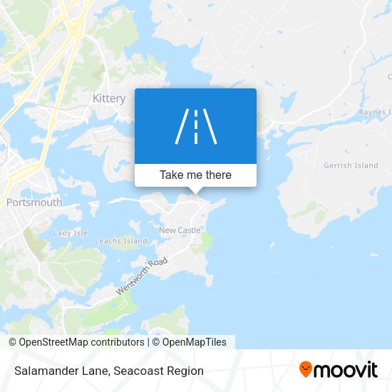 Salamander Lane map