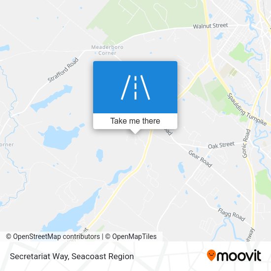 Secretariat Way map