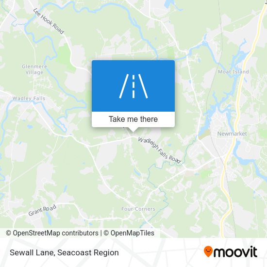 Sewall Lane map