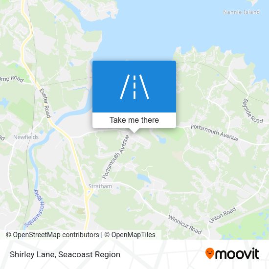 Shirley Lane map