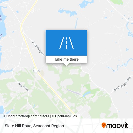 Slate Hill Road map