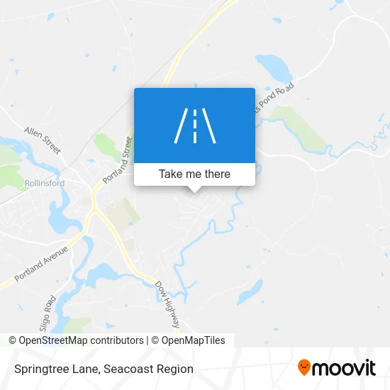 Springtree Lane map