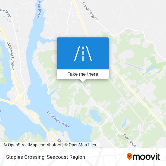 Staples Crossing map